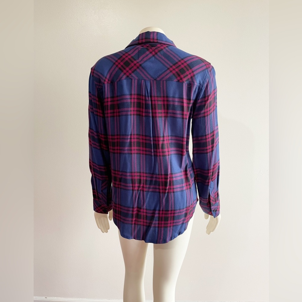 Rails Plaid Button Down Hunter Raspberry Royal Bl… - image 3